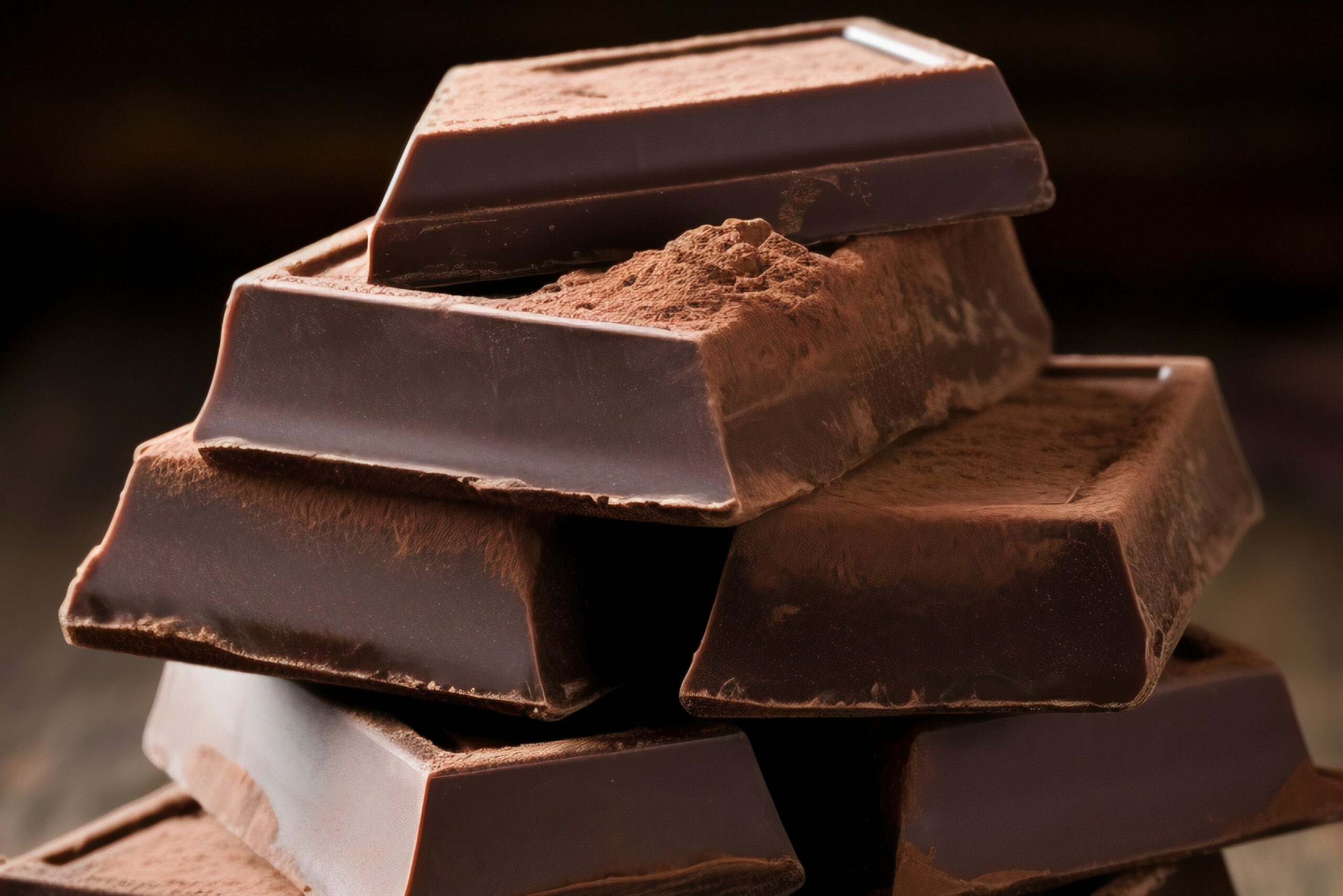 Черный шоколад помогает бороться со стрессом.